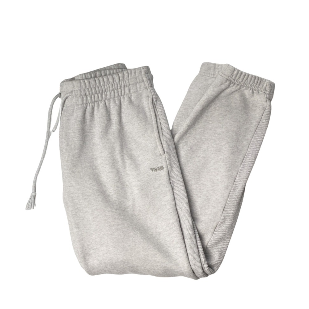 TNA Sweatfleece Cozy Fleece Boyfriend Fit Sweatpants Comfy Lounge Pants - Size M